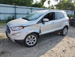 Salvage cars for sale at Hampton, VA auction: 2018 Ford Ecosport SE