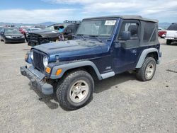 Salvage cars for sale from Copart Helena, MT: 2004 Jeep Wrangler / TJ SE