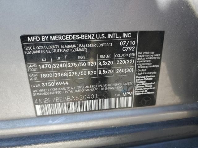 2011 Mercedes-Benz GL 450 4matic