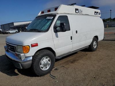 Salvage cars for sale from Copart San Diego, CA: 2007 Ford Econoline E350 Super Duty Van