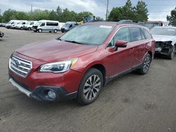 Salvage cars for sale at Denver, CO auction: 2017 Subaru Outback 2.5I Limited