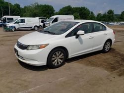 Salvage cars for sale at Marlboro, NY auction: 2012 Honda Civic LX