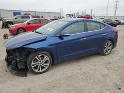 Salvage cars for sale from Copart Haslet, TX: 2017 Hyundai Elantra SE