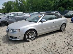 Salvage cars for sale at Candia, NH auction: 2009 Audi S4 Quattro Cabriolet