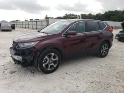 Salvage cars for sale at New Braunfels, TX auction: 2018 Honda CR-V EX