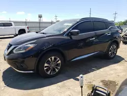 Salvage cars for sale at Dyer, IN auction: 2018 Nissan Murano S