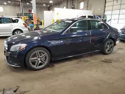 Salvage cars for sale at Blaine, MN auction: 2016 Mercedes-Benz C 300 4matic