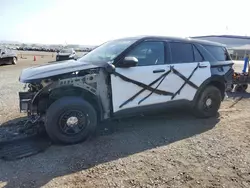 Salvage cars for sale from Copart San Diego, CA: 2021 Ford Explorer Police Interceptor