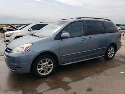 Vehiculos salvage en venta de Copart Grand Prairie, TX: 2004 Toyota Sienna XLE