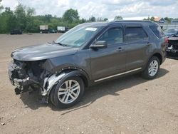 Salvage cars for sale at Columbia Station, OH auction: 2018 Ford Explorer XLT