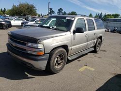 Salvage cars for sale at Woodburn, OR auction: 2001 Chevrolet Suburban K1500