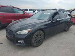 Salvage cars for sale from Copart Grand Prairie, TX: 2014 Infiniti Q50 Hybrid Premium