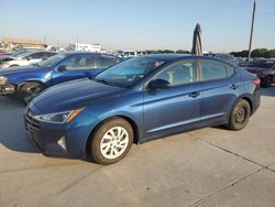 Salvage cars for sale at Grand Prairie, TX auction: 2019 Hyundai Elantra SE
