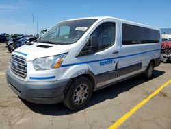 Salvage cars for sale from Copart Woodhaven, MI: 2015 Ford Transit T-350