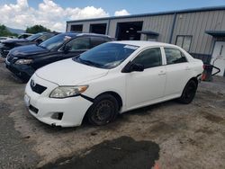 Salvage cars for sale at Chambersburg, PA auction: 2009 Toyota Corolla Base