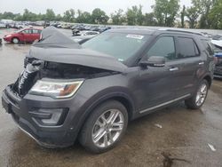 Ford salvage cars for sale: 2017 Ford Explorer Limited