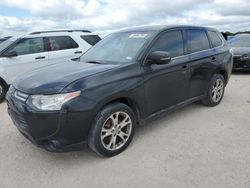 Salvage cars for sale at San Antonio, TX auction: 2014 Mitsubishi Outlander GT