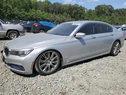 Salvage cars for sale at Waldorf, MD auction: 2016 BMW 740 I