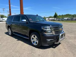 Salvage cars for sale at North Billerica, MA auction: 2016 Chevrolet Suburban K1500 LTZ