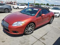 Salvage cars for sale at Grand Prairie, TX auction: 2012 Mitsubishi Eclipse Spyder GS