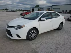 Salvage cars for sale at Kansas City, KS auction: 2016 Toyota Corolla L