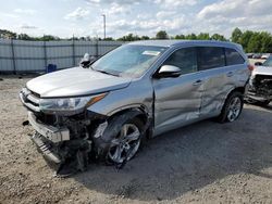 Salvage cars for sale at Lumberton, NC auction: 2017 Toyota Highlander Limited