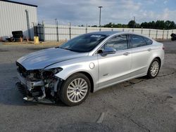 Salvage cars for sale at Lumberton, NC auction: 2016 Ford Fusion SE Phev