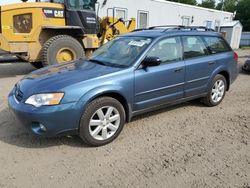 Salvage cars for sale from Copart Lyman, ME: 2006 Subaru Legacy Outback 2.5I