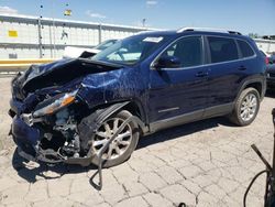 Salvage cars for sale at Dyer, IN auction: 2015 Jeep Cherokee Limited