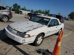 Salvage cars for sale at Pekin, IL auction: 1991 Chevrolet Cavalier RS