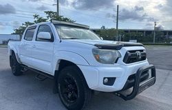 Salvage trucks for sale at Homestead, FL auction: 2015 Toyota Tacoma Double Cab