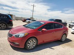 Salvage cars for sale from Copart Andrews, TX: 2014 KIA Forte EX