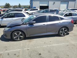 Honda salvage cars for sale: 2017 Honda Civic Touring