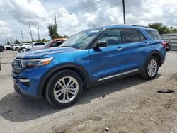 Salvage cars for sale at Miami, FL auction: 2020 Ford Explorer Limited