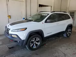 Jeep salvage cars for sale: 2015 Jeep Cherokee Trailhawk