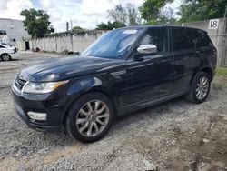 Salvage cars for sale at Opa Locka, FL auction: 2014 Land Rover Range Rover Sport HSE