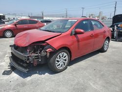 Salvage cars for sale at Sun Valley, CA auction: 2017 Toyota Corolla L