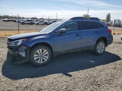 Salvage cars for sale at Eugene, OR auction: 2018 Subaru Outback 2.5I Premium