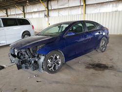 Salvage cars for sale at Phoenix, AZ auction: 2021 KIA Forte FE