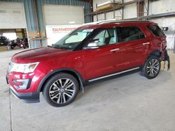 Ford Explorer Platinum salvage cars for sale: 2016 Ford Explorer Platinum