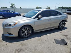 Salvage cars for sale from Copart Dunn, NC: 2016 Subaru Legacy 2.5I Limited