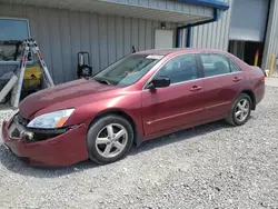 Salvage cars for sale at Earlington, KY auction: 2005 Honda Accord EX