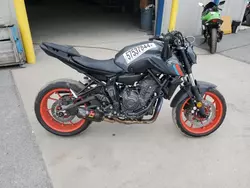 Salvage motorcycles for sale at Finksburg, MD auction: 2021 Yamaha MT07