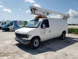 Salvage trucks for sale at Opa Locka, FL auction: 2001 Ford Econoline E350 Super Duty Van