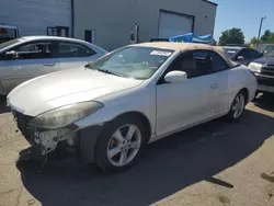 Salvage cars for sale at Woodburn, OR auction: 2008 Toyota Camry Solara SE