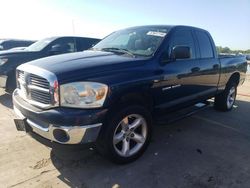 Salvage cars for sale at Grand Prairie, TX auction: 2007 Dodge RAM 1500 ST