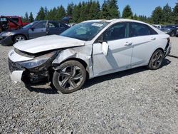 Salvage cars for sale at Graham, WA auction: 2022 Hyundai Elantra Limited