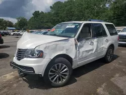 Salvage cars for sale at Eight Mile, AL auction: 2017 Lincoln Navigator Select