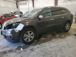Salvage cars for sale at Franklin, WI auction: 2015 Chevrolet Traverse LT