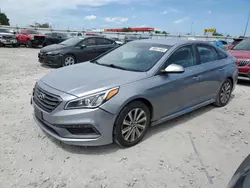 Salvage cars for sale at Cahokia Heights, IL auction: 2015 Hyundai Sonata Sport